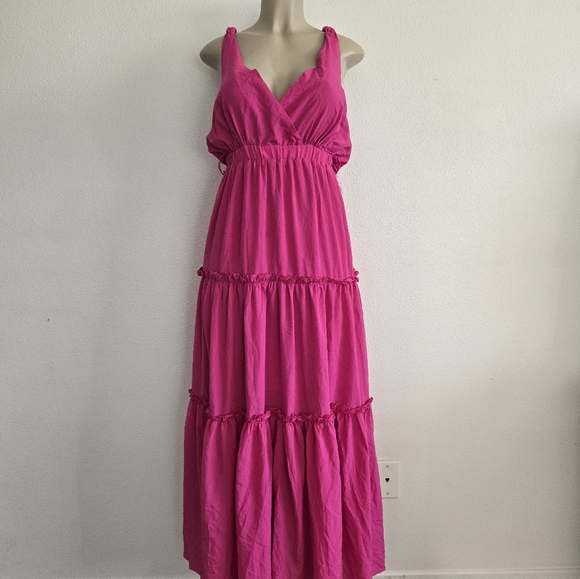 Pink Sleeveless Maxi Dress - Picture 1 of 1